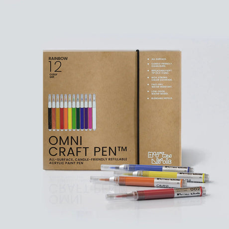 Boowan Nicole OmniCraft Pen akrila krāsu komplekts
