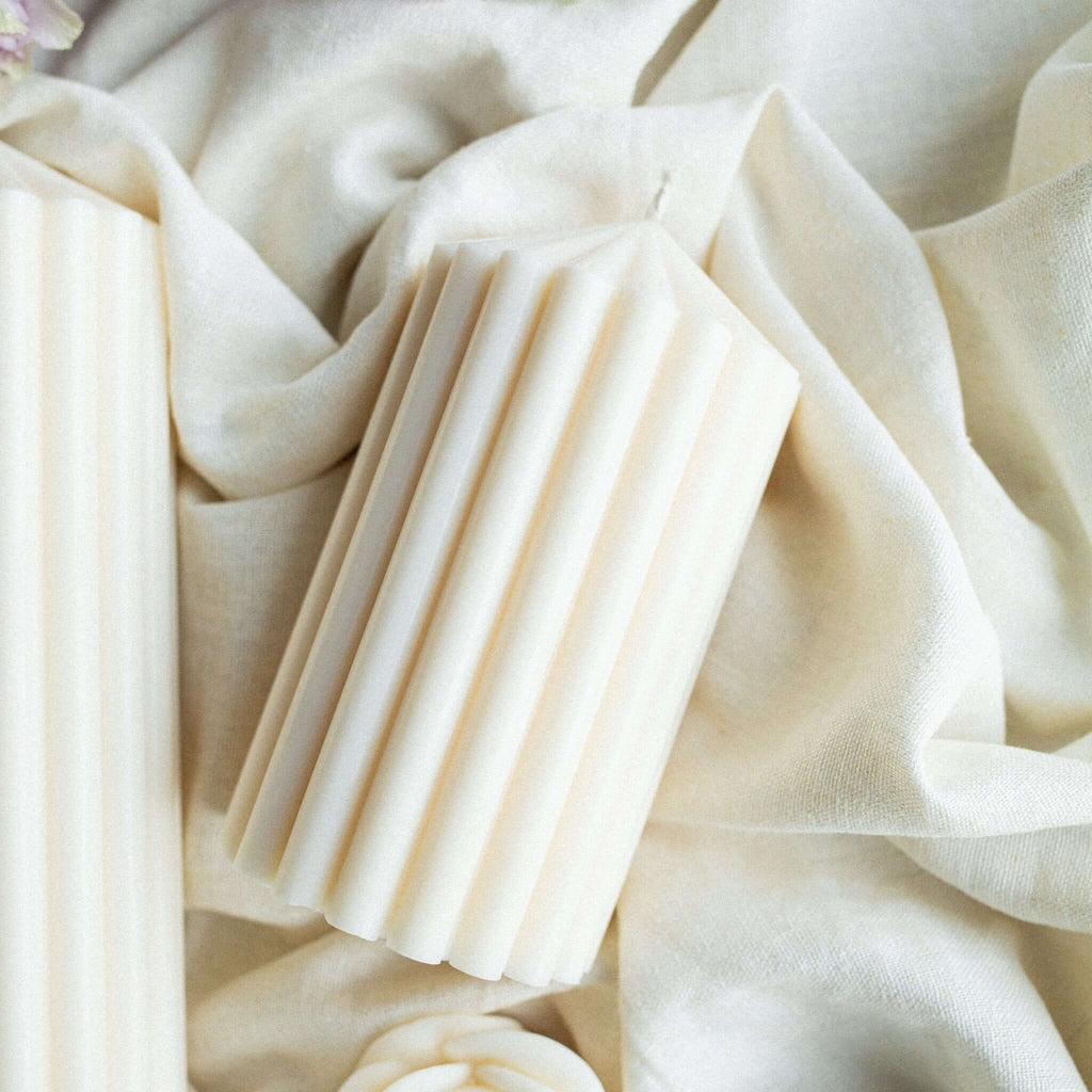 Eco-friendly unscented candles crafted in Latvia